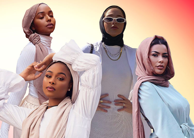 شال و روسری برای انواع پوست