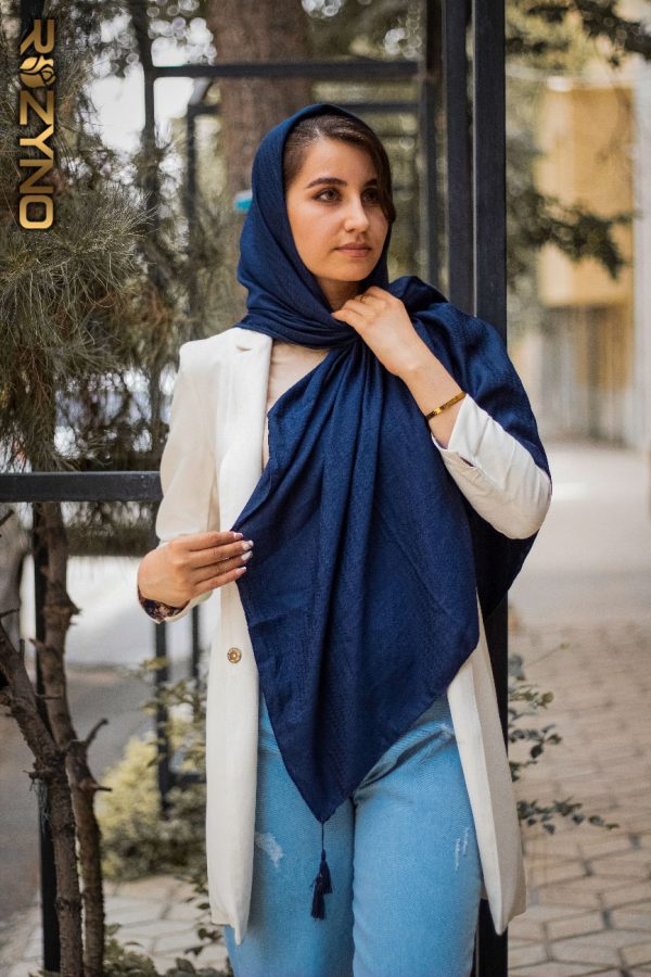 روسری نخی زنبوری منگوله دار کد 1012