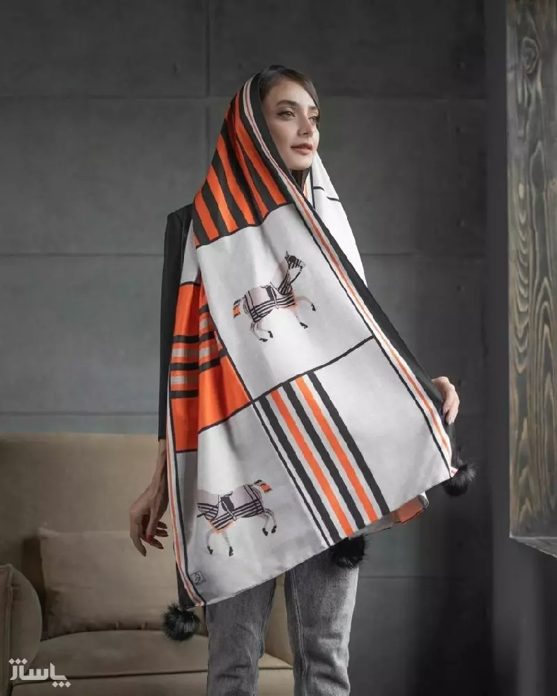 مدل های بستن شال موهر هرمس