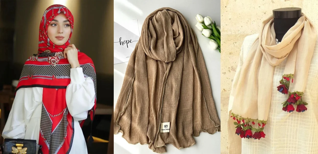 نگهداری صحیح روسری نخی