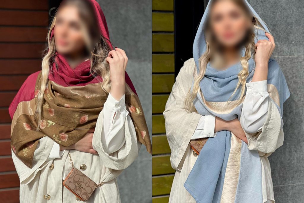 انواع شال و روسری نخی با طرحهای متنوع