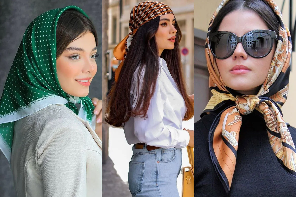 ست کردن اسکارف با لباس های رسمی