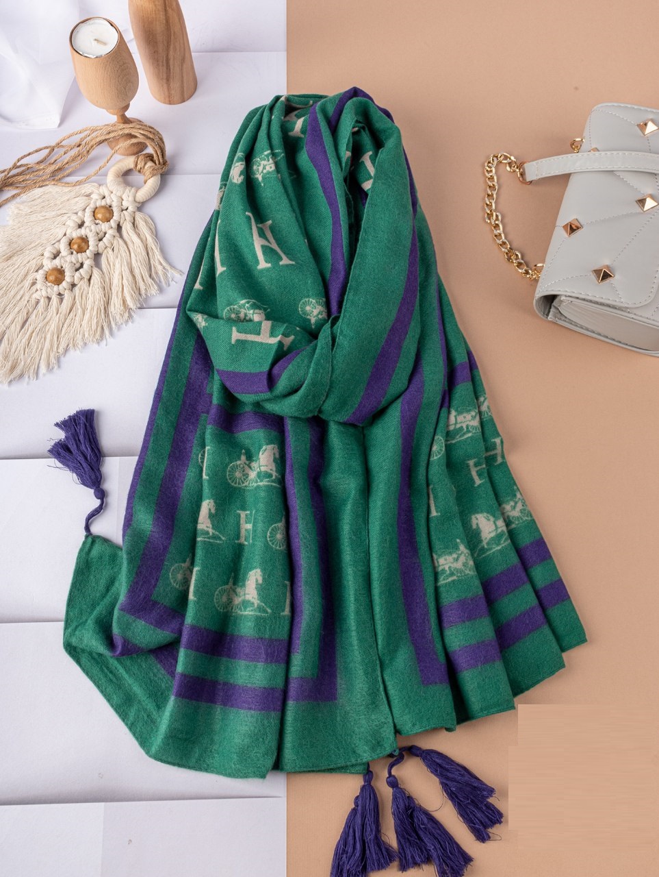 راهنمای ست کردن شال موهر هرمس