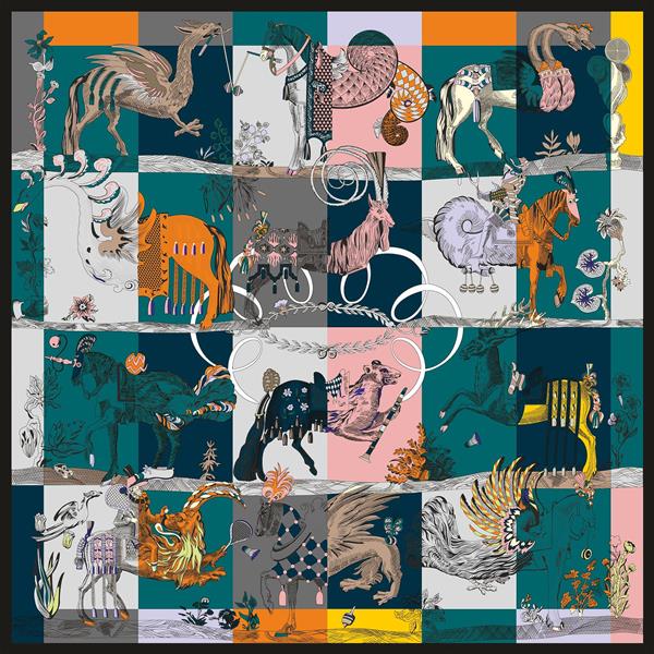 اسکارفهای طرحدار لوکس هرمس