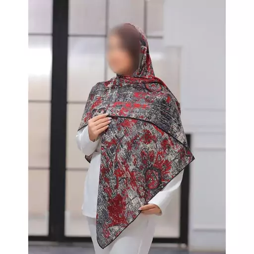 اسکارف نخی طرح‌دار